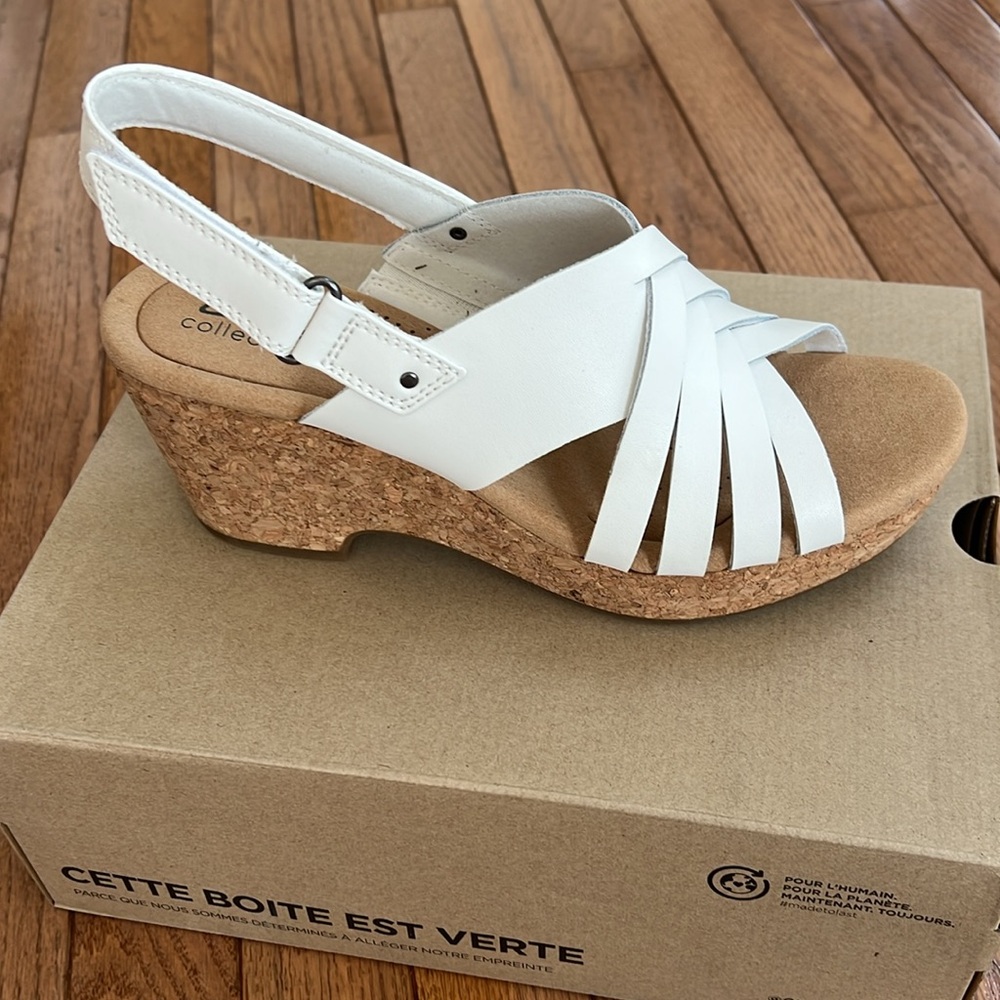 Clarks Women's Giselle Ivy Wedge Sandals